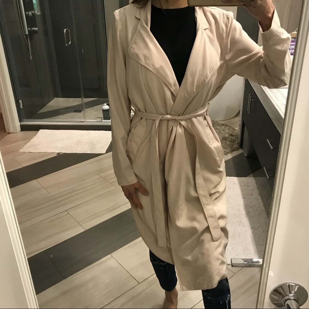 Light pink duster